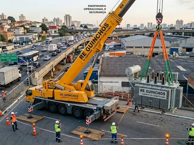 Transporte e remoção para *caminhões, máquinas e cargas especiais*