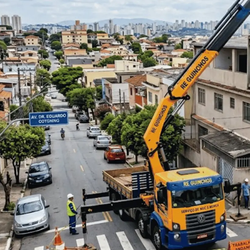 Caminhão MUNCK e içamento